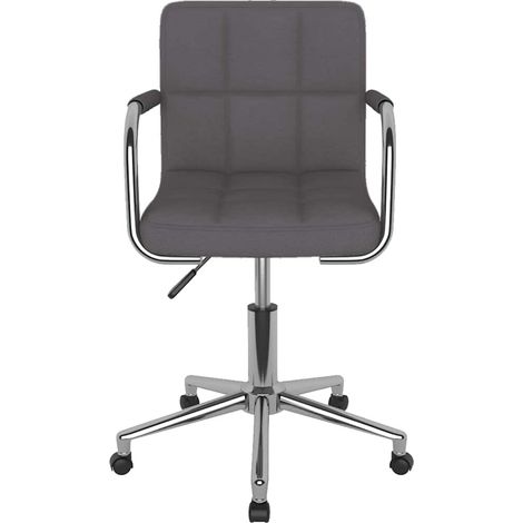 Maison Exclusive - Chaise pivotante de salle à manger Taupe Tissu (1/5)