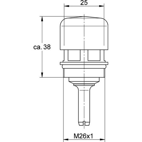 GROHE Desviador visto para griferías Eichelberg hasta año de fabricación 1997 cromo, 44002826