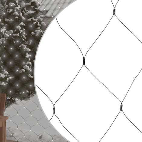 Filet lumineux, Guirlande lumineuse LED, Décoration de Noël d'extérieur blanc froid de Noël 4x4 m 544 LED Int,ext QDQ77922 DESIGN IN (1/5)