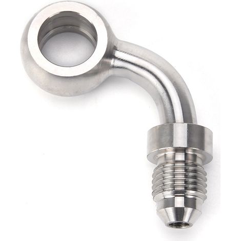 Motorrad-Bremsleitungen aus Edelstahl, AN3-Bremsschläuche, Fischaugenverbinder, flexible Schläuche zur Verbindung von Bremszügen - C90 (1/4)