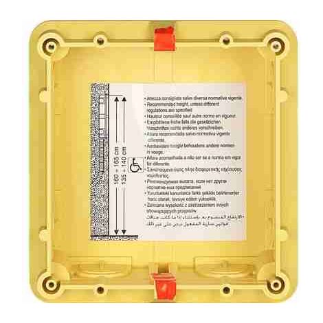 Caja empotrada de 1 módulo BTI350010