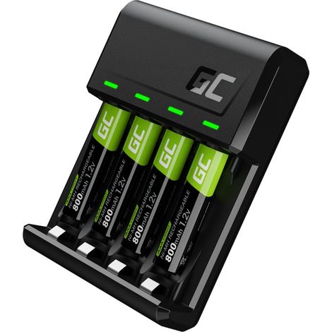 Cargador GC VitalCharger 4x AAA / HR03 800mAh