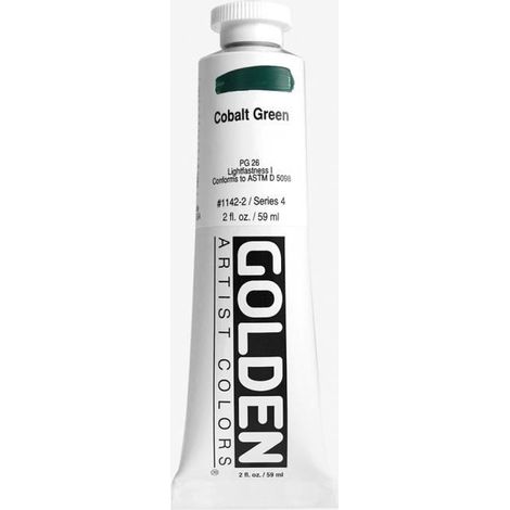 Golden : Heavy Body Acrylic Paint : 60ml : Cobalt Green