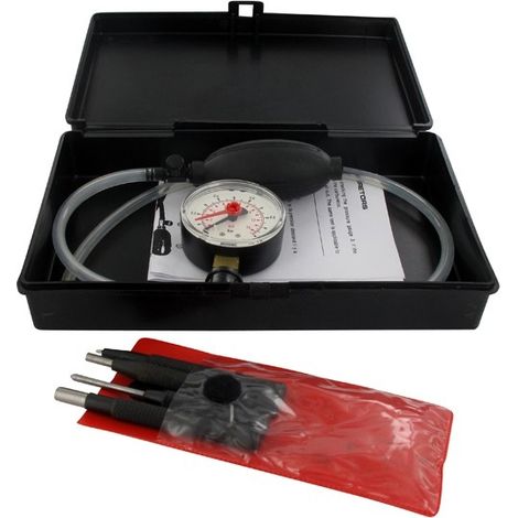 Coffret de contrôle étanchéité avec manomètre – Filetage plomberie 1/4" – Pression max 10 bars – Pour chantiers humides