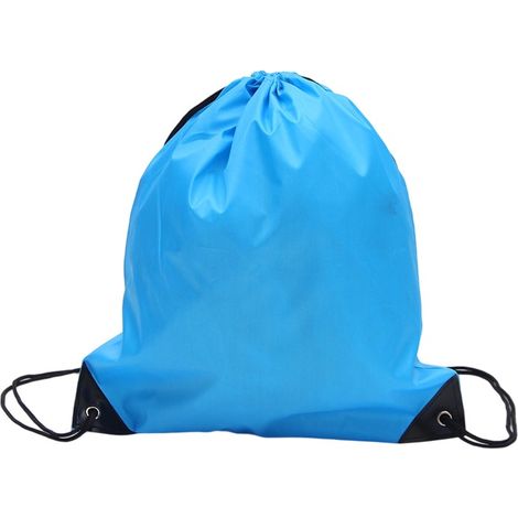 Sac À Cordons - 40 x 35 Cm - Polyester 210D Avec Coins Renforcés En Pu - Pour Gym École Voyage - Lot De 5 (1/5)