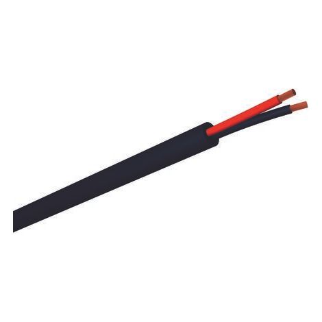 Câble audio S2Ceb-Groupe Cae 1 paire , 2,5 mm², Multiconducteur, gaine Noir ( Prix pour Bobine de 100 Mètres )