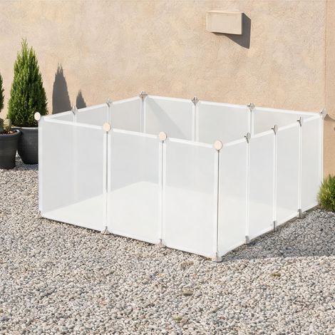 Cage pour rongeur en métal PP-Harz 105 x 105 x 45 cm (1/5)