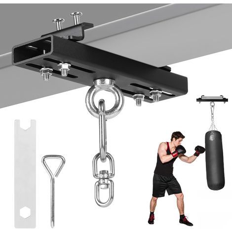 Hochleistungs-Stahlklemme zur Aufhängung von Boxsäcken und MMA-Säcken, Tragkraft 300 kg (1/5)