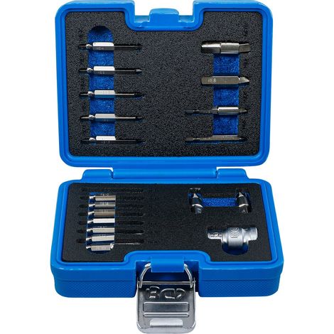Schraubenausdreher-Satz für Innensechskant 1,5 - 10 mm / T-Profil (für Torx) T10 - T55 19-tlg. (1/5)