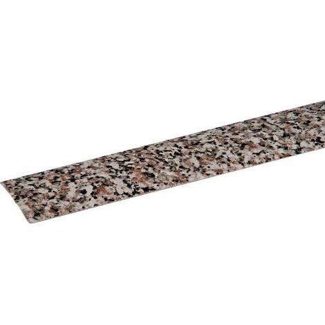 BORDO PREINCOLLATO PER TOP CUCINA GRANITO ROSA PORRINO 610X42mm