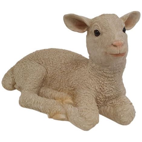 Dekofigur Lamm liegend 26 x 20 x 40 cm Dekofigur