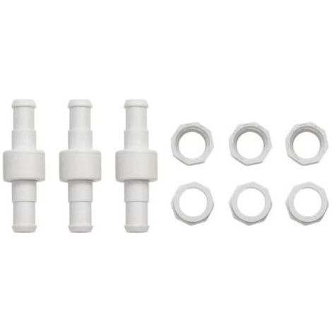 Ineasicer Pool Cleaner Tuyau Pivotant Roulement Billes D20 Remplacement pour Polaris 180 280 380 3900 Pool Cleaner Roulement Billes Pivotant D20 D15 Lot de 3 en Blanc (1/5)