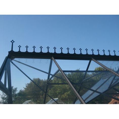 Vitavia Firstkrone für die Gewächshäuser "Merkur", "Mars", "Olymp", "Uranus", "Diana", "Meridian 1", "Meridian 2", "Jupiter", "Dione", schwarz (1/3)