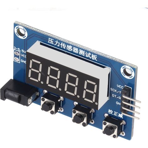 Gewichtssensormodul mit digitaler LED-Anzeige, präziser Gewichtserkennungsplatine und Chipzubehör (1/5)