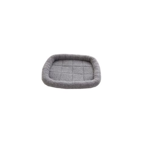 Panier/tapis chauffant en peluche pour chat/chien, gris, 50 x 40 cm (1/4)