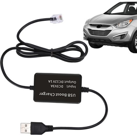 Radarwarnerkabel Câble d'alimentation professionnel 12 V pour détecteurs de radar, câble de rechange universel en , cuivre à haute conductivité Adaptateur chargeur de voiture du (1/5)