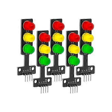 5x LED-Ampelmodul DIY Mini-Ampel 3,3-5V für