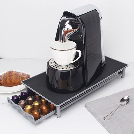 Porte-capsules de café, rangement pour tiroir, boîte à documents multifonction, étagère de rangement pour le café (1/5)