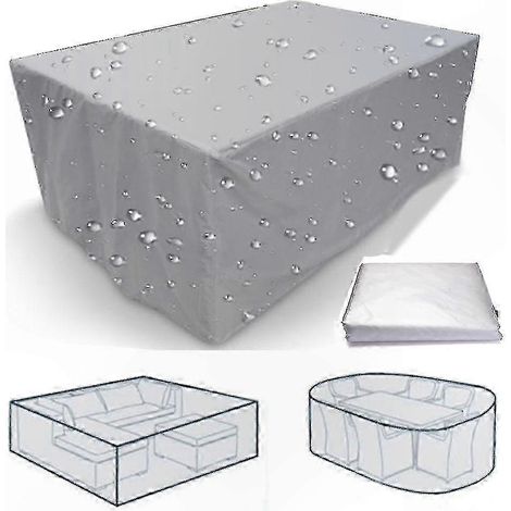 Coffres de Jardin 75 Tailles, Housses Imperméables pour Chaises Extérieur, Protection Pluie Neige, Mobilier Terrasse (1/4)
