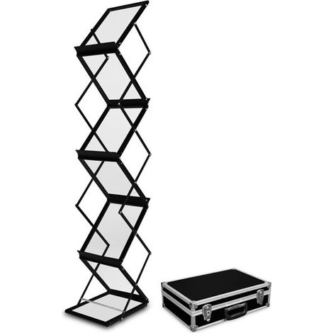 Soporte para folletos Montana A4 en una maleta - negro (1/5)