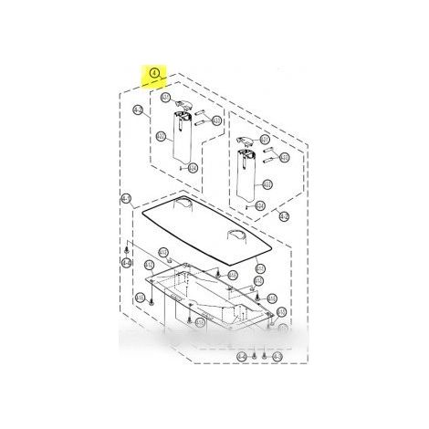 PIED COMPLET ASSEMBLE POUR TV AUDIO TELEPHONIE SHARP - 430763