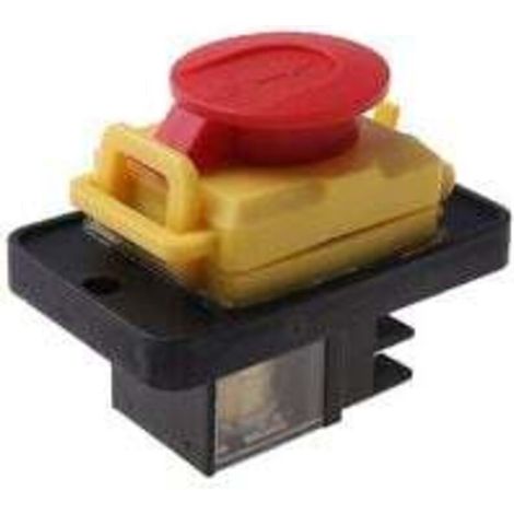 Kjd12 250v 4pin Waterproof Magnetic Start Stop No Volt Release Pushbutton Switch (1/4)