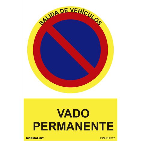 Cartello vietato "guado permanente" (pvc 0,7mm) 30x40cm