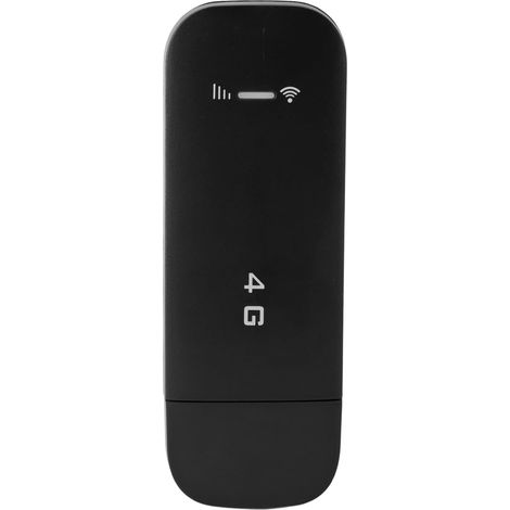Routeur Portable USB 4G LTE, Point D'accès WiFi USB 4G LTE, Prise en Charge USB Mobile WiFi Portable 10 Appareils, Point D'accès WiFi avec Emplacement pour Carte SIM pour (Black) (1/5)
