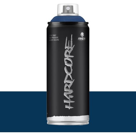 Bombe de peinture aérosol MTN Hardcore Bleu Neptune (RV-218) 0,4 L (1/2)