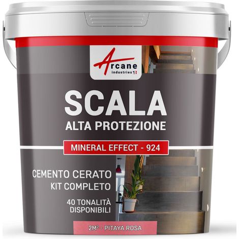Cemento Cerato Scale - Kit Completo - 2 m² (in 2 strati) Pitaya Rosa - ARCANE INDUSTRIES