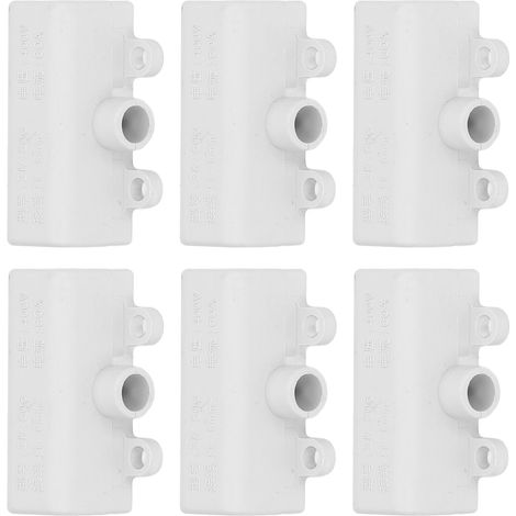 6 Stück T-förmiger Verteilerblock, 3-Wege-Inline-Anschlussdose, Hochleistung ZK-506 400 V 60 A (1/5)