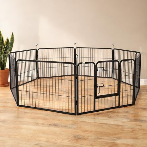 Barrière pour chien grigio en acciaio 80 x 60 x 0,3 cm (1/5)