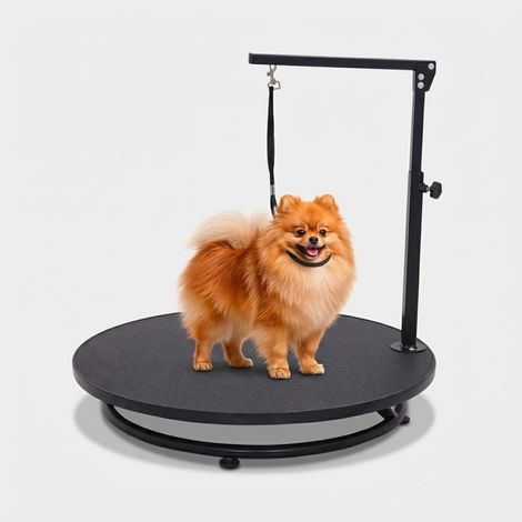 Mesa Peluquería Canina Giratoria Diámetro 60 cm Pug