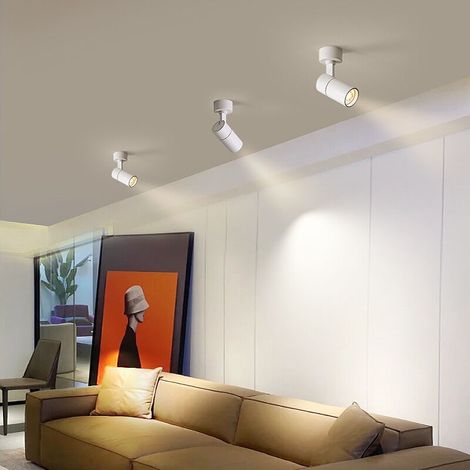 Set mit 2 dimmbaren LED-Pflanzenstrahlern für den Innenbereich (3000K/4000K/5000K, 3W), ideal zur Akzentbeleuchtung von Zimmerpflanzen – Crezuo