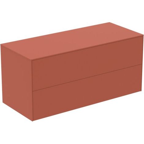 IDEAL STANDARD T4324Y3 Meuble bas WT Conca, 2 tiroirs (1/2)