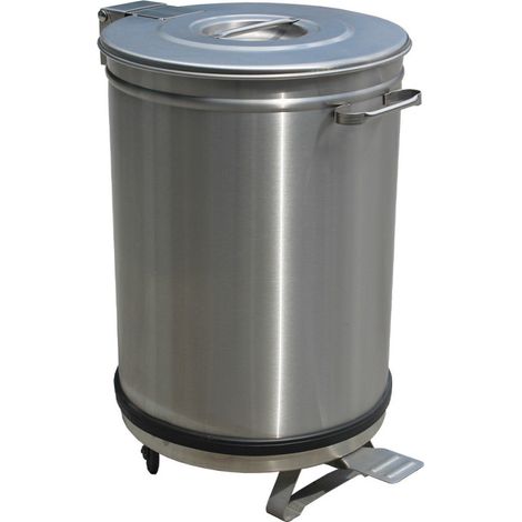Poubelle avec couvercle à pédale 95 litres - Diamond (1/2)