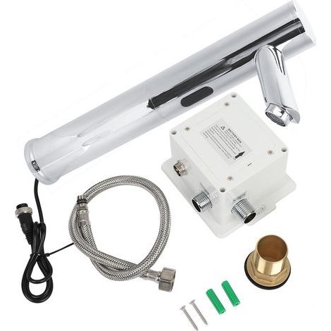 Robinet de capteur automatique G1/2 "mains libres salle de bain mélangeur d'évier médical robinet d'eau (1/5)