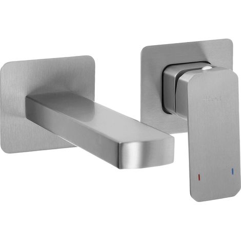 Grifo De Lavabo Empotrado Rea Arlo Brush Nickel