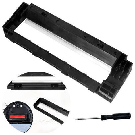 [Pièces de rechange] + [2pcs] + [Brosses principales et couvercle arrière] + [compatible Roborock S7/S7+/MaxV/MaxV Ultra/MaxV Plus, Q7/Q7+/Max/Max+] (1/5)