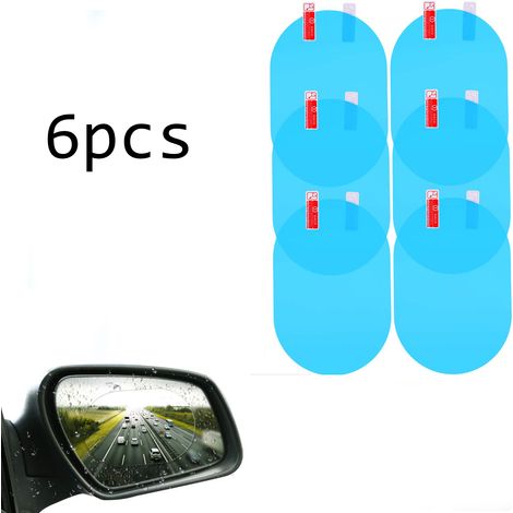 Film Pour Rétroviseur Automobile - Film Nano Antibuée Antireflet Étanche - Dimensions 135 x 95 mm - 6 Pièces (1/5)