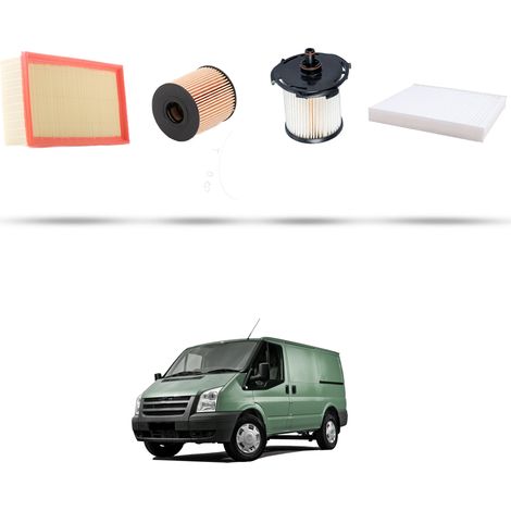 Kit tagliando 4 filtri compatibile con Ford Transit 2007 2.2 TDCi 114kw dal 2011 (1/5)