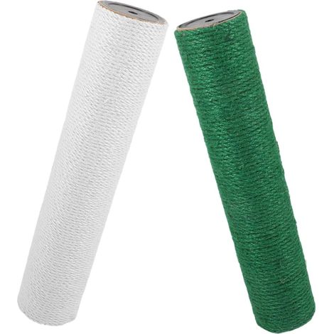 2 poteaux griffer chat corde jute anti-rayures, rechange DIY, solide/stable