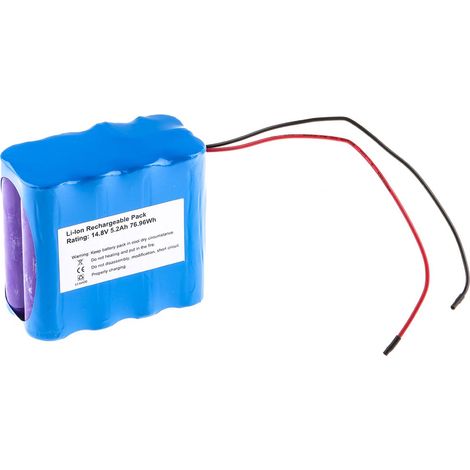 Bloc batterie rechargeable RS PRO 14.8V Lithium-Ion 5.2Ah 73 x 68 x 42 mm x 8 ( Prix pour 1 ) (1/2)