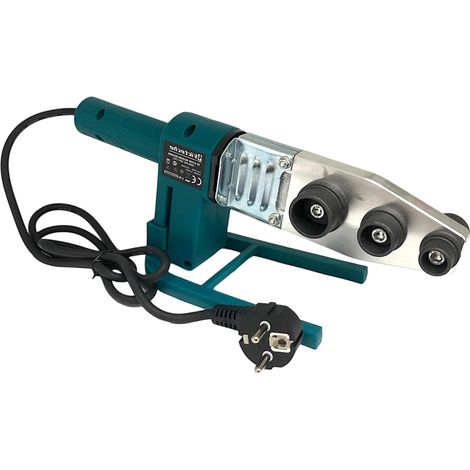 POLIFUSORE SALDATORE 1500W 6 MATRICI PER SALDATURA TUBI IN PLASTICA PVC 20 a 32