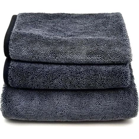 Lot de 3 Chiffon de nettoyage en microfibre, Super absorbante, Lavable et réutilisable, 40x60cm, Pour salle de bain et cuisine (1/4)