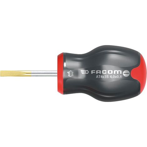 Destornillador Protwist para tornillos ranurados - hoja avellanada - 5,5x35 - FACOM - AT5,5x35