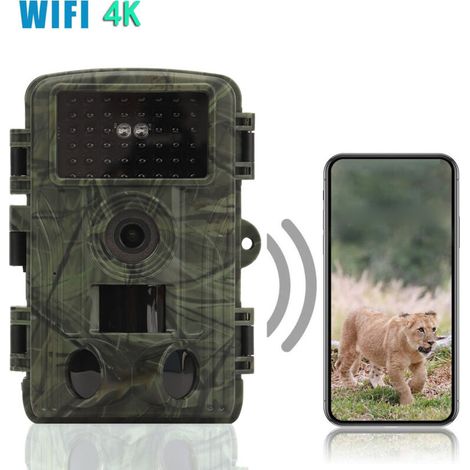 4K 60MP Game Trail Monitoring Camera with Night Vision, Motion Activation, IP66 Waterproof, for Outdoor Wildlife Monitoring (1/5)