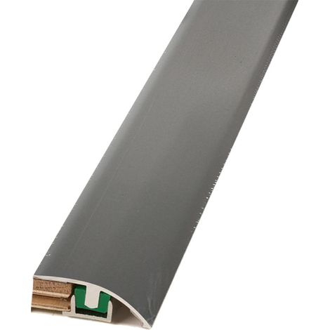 Profilo Curvo con Profilpas Laminato e 'uni Argento in Alluminio