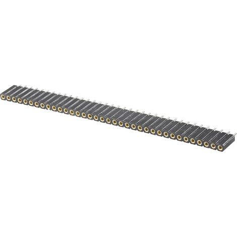 TRU COMPONENTS Barrette femelle (de précision) Nbr de rangées: 1 Nombre de pôles par rangée: 36 TC-0 (1/3)