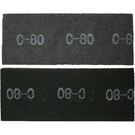 Schleifgitter Carbid, 93x290 mm, G80, für Gipskarton, Packung 10 Stk.